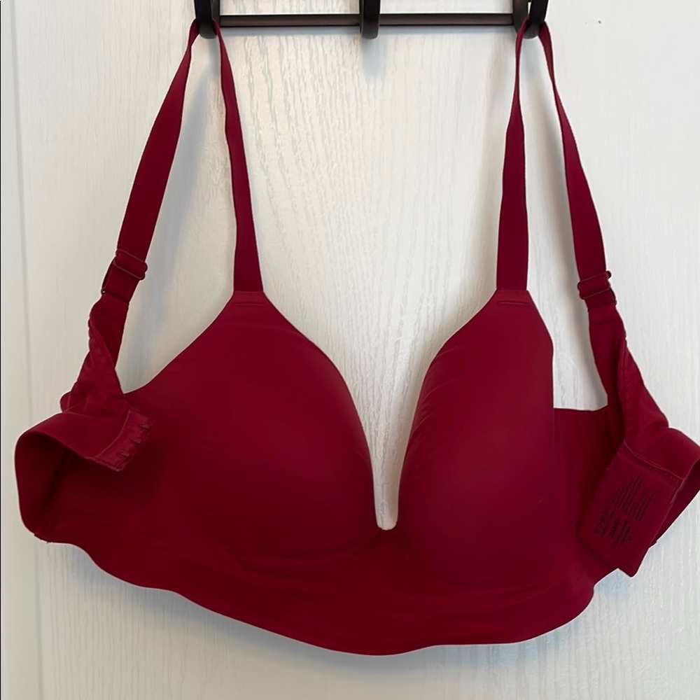 Women's Enbliss Wireless Red Bra